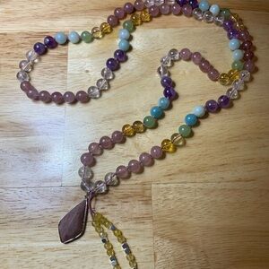 Natural Stone Beaded Necklace